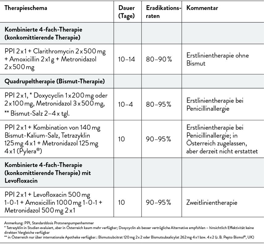HelicobacterpyloriEradikation Allgemeinmedizin Universimed Medizin im Fokus